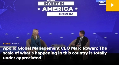 아폴로 CEO "5% 환매도 못하는 사모대출 기관은 바보"…부실 논란 차단_이장원