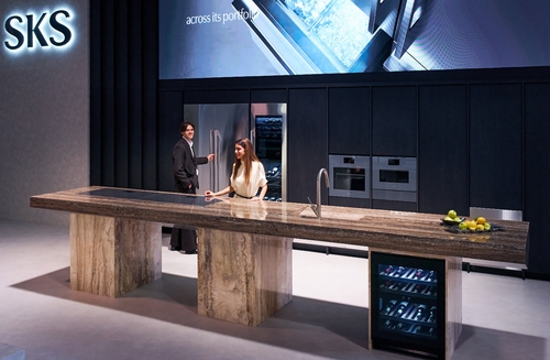 밀라노 디자인위크 2026에서 LG전자가 선보인 주방환경