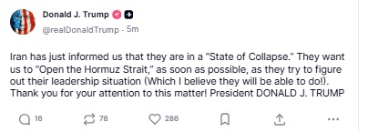 [트루스 소셜 자료]