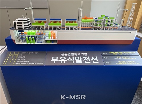 MSR 기반 부유식 발전선 모형