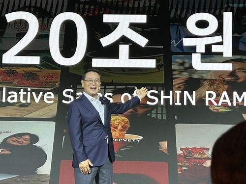 조용철 농심 대표 "2030년 매출 7조3천억·해외 비중 60%, 충분히 가능"_정수인