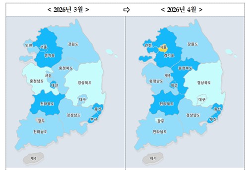 4월 서울 부동산 심리, 한 달만에 '상승' 국면 재진입_한이임