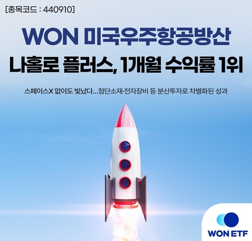 스페이스X 안 담았더니 1위…우리자산, 미국 우주항공 ETF 역발상 '눈길'_노요빈