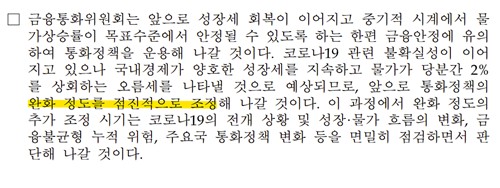 2021년 8월 통방문 일부