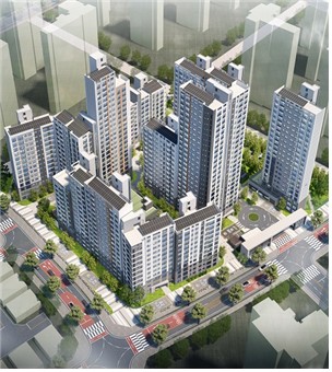 시흥거모 A-5블록 단지 조감도