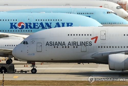 대한항공과 아시아나항공 항공기