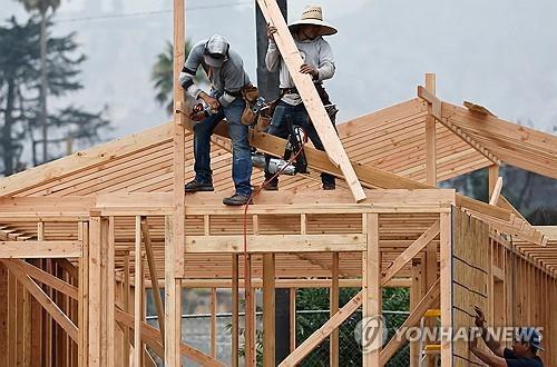 미국 주택 건설 현장
