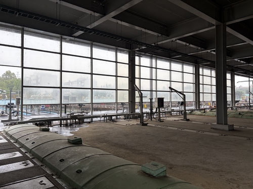 탄천물재생센터 실내 하수처리시설