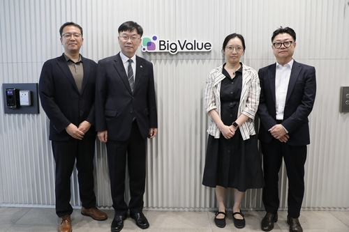 안형준 국가데이터처장, 데이터 기술 기업 빅밸류 방문