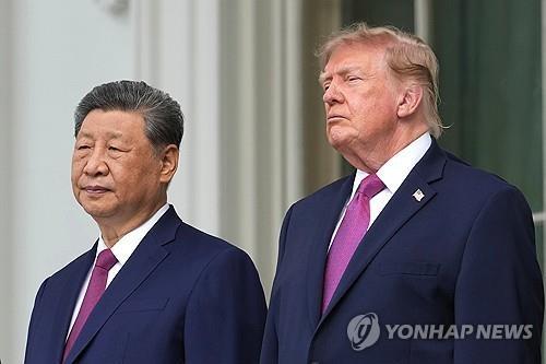 시진핑 중국 국가주석(좌)과 도널드 트럼프 미국 대통령(우)