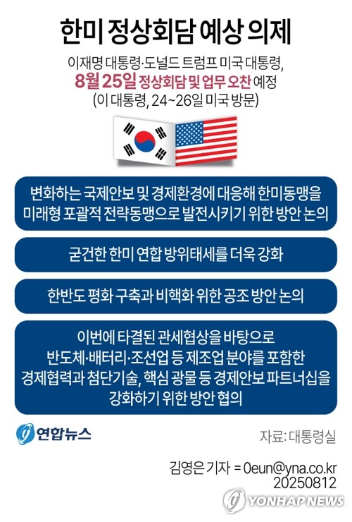 한일 협력 다진 李대통령, 오후 미국行…취임 82일만 트럼프와 대좌_정지서