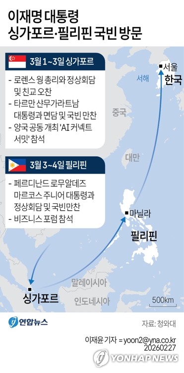李대통령, 오늘 싱가포르 출국…올해 세 번째 정상외교_정지서