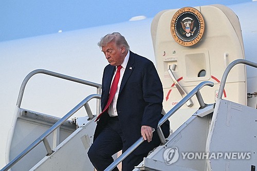 도널드 트럼프 미국 대통령.
