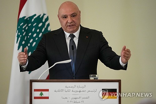 레바논 대통령 "이스라엘과의 휴전은 협상의 출발점"_윤정원