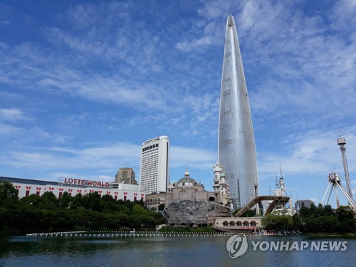 석촌호수 롯데월드