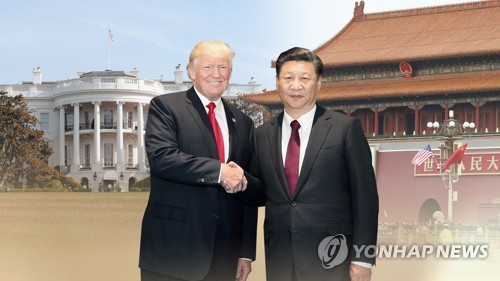 트럼프 대통령과 시진핑 주석 (CG)