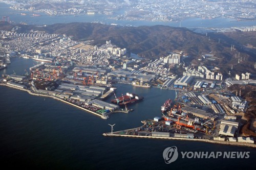 조선소 전경