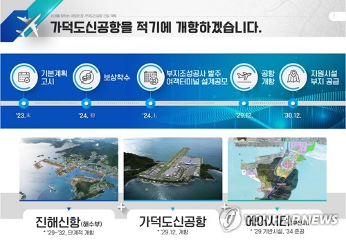 이재명 "가덕도 신공항 손 뗀 현대건설 유감…책임지고 신속 재추진"_정지서
