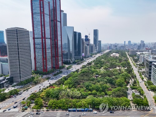 여의도공원 전경