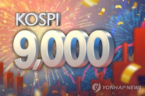 코스피, 사상 첫 9,000 돌파…'9천피' 시대 개막(상보)_최정우