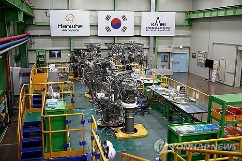 한화에어로스페이스 제1사업장의 누리호 엔진 제작 현장 