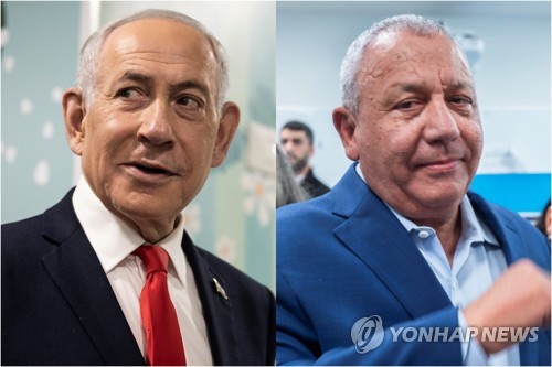 네타냐후 총리(왼쪽부터)와 아이젠코트 전 참모총장