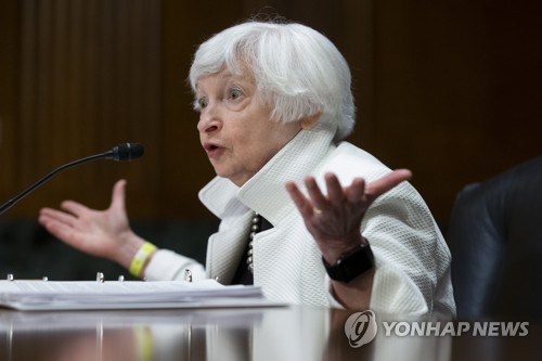 재닛 옐런 미 재무장관. 연합뉴스 자료 사진