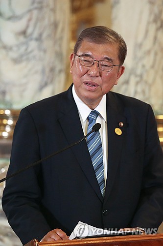 日 총리 "李 대통령과 협력 강화 희망…빨리 정상회담 갖기를"(상보)_이민재