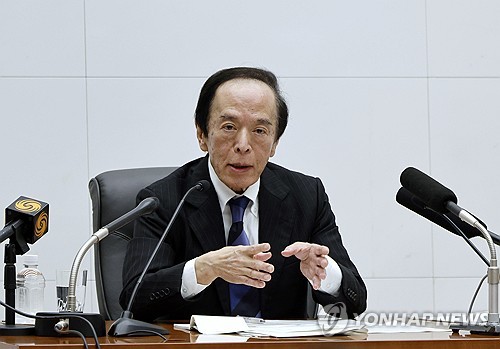BOJ 총재 "유가 충격, 인플레 체제에 대한 시험"(상보)_김경림