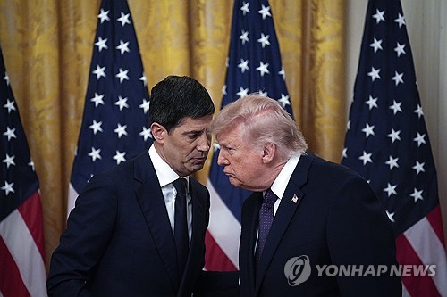 지난 5월 22일 백악관에서 열린 워시 의장 임명식