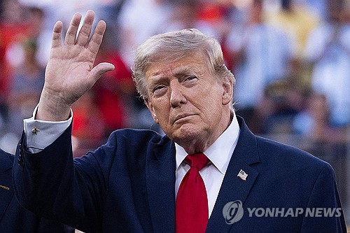 도널드 트럼프 미국 대통령.