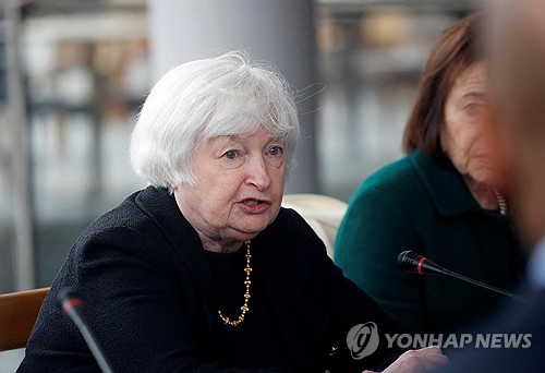옐런, 시카고 경제클럽서 연설…美 중산층 문제 강조 예정_홍예나