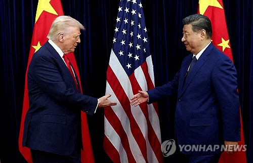 도널드 트럼프 미국 대통령(좌)과 시진핑 중국 국가주석(우)