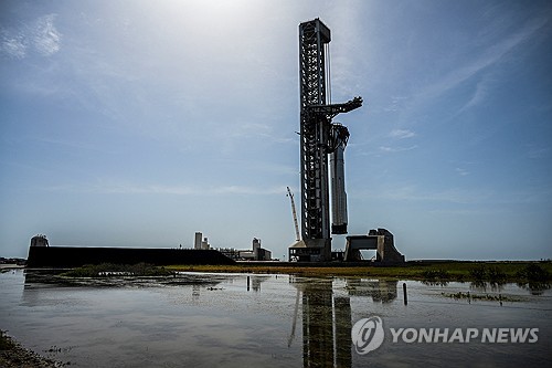 스페이스X의 로켓 거치대