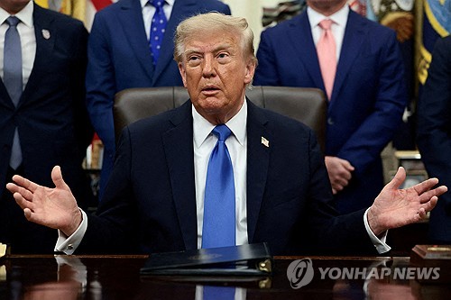 도널드 트럼프 미국 대통령.