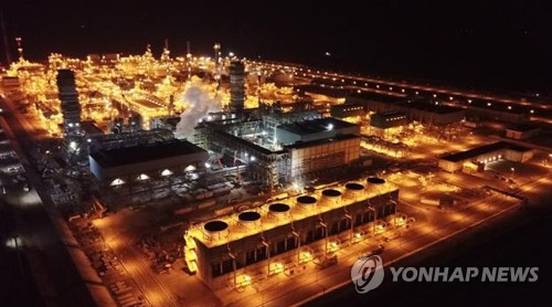 우즈베키스탄 GTL 플랜트 야경