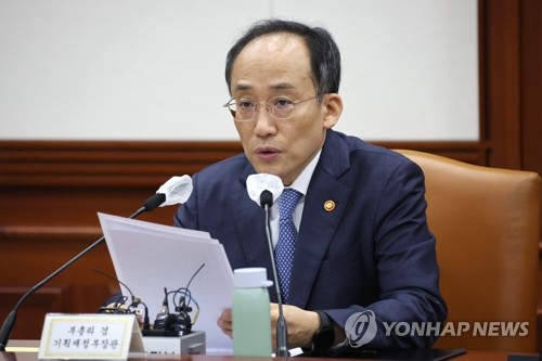 (서울=연합뉴스) 김승두 기자 = 추경호 경제부총리 겸 기획재정부 장관이 19일 정부서울청사에서 열린 제229차 대외경제장관회의 및 대외경제협력기금운용위원회에서 발언하고 있다. 2022.8.19 kimsdoo@yna.co.kr