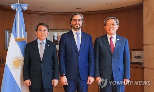 정탁 포스코인터 부회장, 아르헨 외교통상부 장관 방문