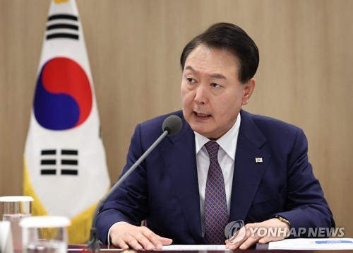(서울=연합뉴스) 임헌정 기자 = 윤석열 대통령이 10일 오후 서울 용산 대통령실 청사에서 열린 유엔사 주요 직위자 초청 간담회에서 발언하고 있다. 2023.8.10 kane@yna.co.kr