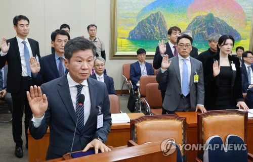 정몽규, 통영에코파워 관련 비밀계약에 "전혀 몰랐다"_이효지
