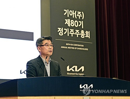 송호성 기아 사장 "올해 EV3 신규 출시해 전기차 대중화 선도"(종합)_이윤구