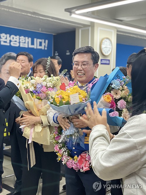 더불어민주당 광주 동구남구을 안도걸 '당선 확실'
