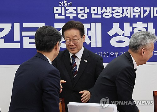 이재명 "당국 믿고 맡기기엔 경제 심각…처분적 법률 통해 조치"_한종화