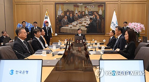(서울=연합뉴스) 이창용 한국은행 총재가 11일 서울 중구 한국은행 본관에서 금융통화위원회를 주재하고 있다. 2024.7.11 [사진공동취재단] photo@yna.co.kr