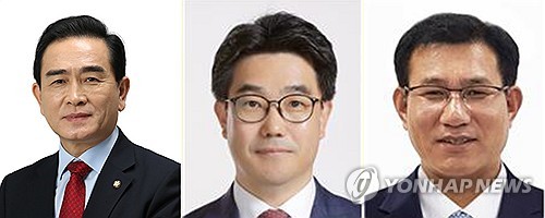 (서울=연합뉴스) 진성철 기자 = 윤석열 대통령은 태영호 민주평화통일자문회의 사무처장(왼쪽부터), 김성섭 중소벤처기업부 차관, 남형기 국무조정실 제2차장을 내정했다고 18일 대통령실이 밝혔다. 2024.7.18 [연합뉴스 자료사진, 대통령실 제공. 재판매 및 DB 금지] zjin@yna.co.kr