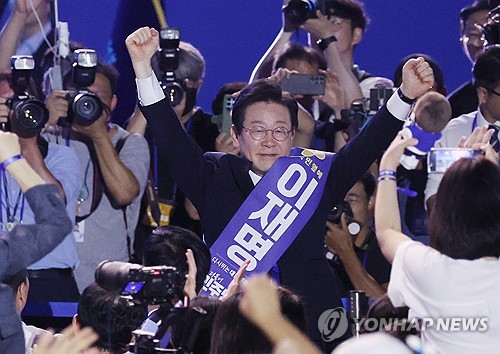 이재명, '득표율 85%' 연임 성공…"尹대통령에 영수회담 제안"_한종화