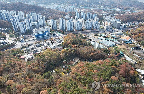 내곡동 일대
