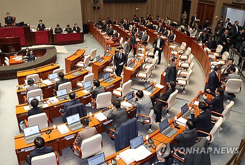 野, 예결위서 감액 예산안 강행 처리…국민의힘 퇴장_한종화