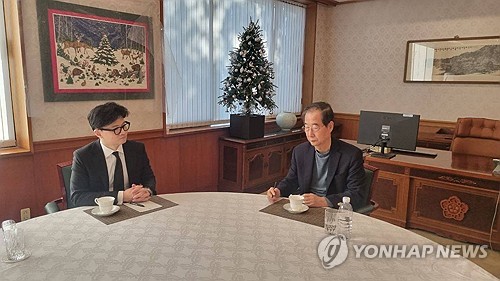 한동훈, 한덕수에 "민생경제·국정상황 더 챙겨달라 했다"_한종화