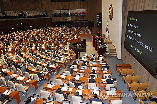 673.3조 내년도 예산안 국회 통과…野 '4.1조 감액안' 확정_최욱
